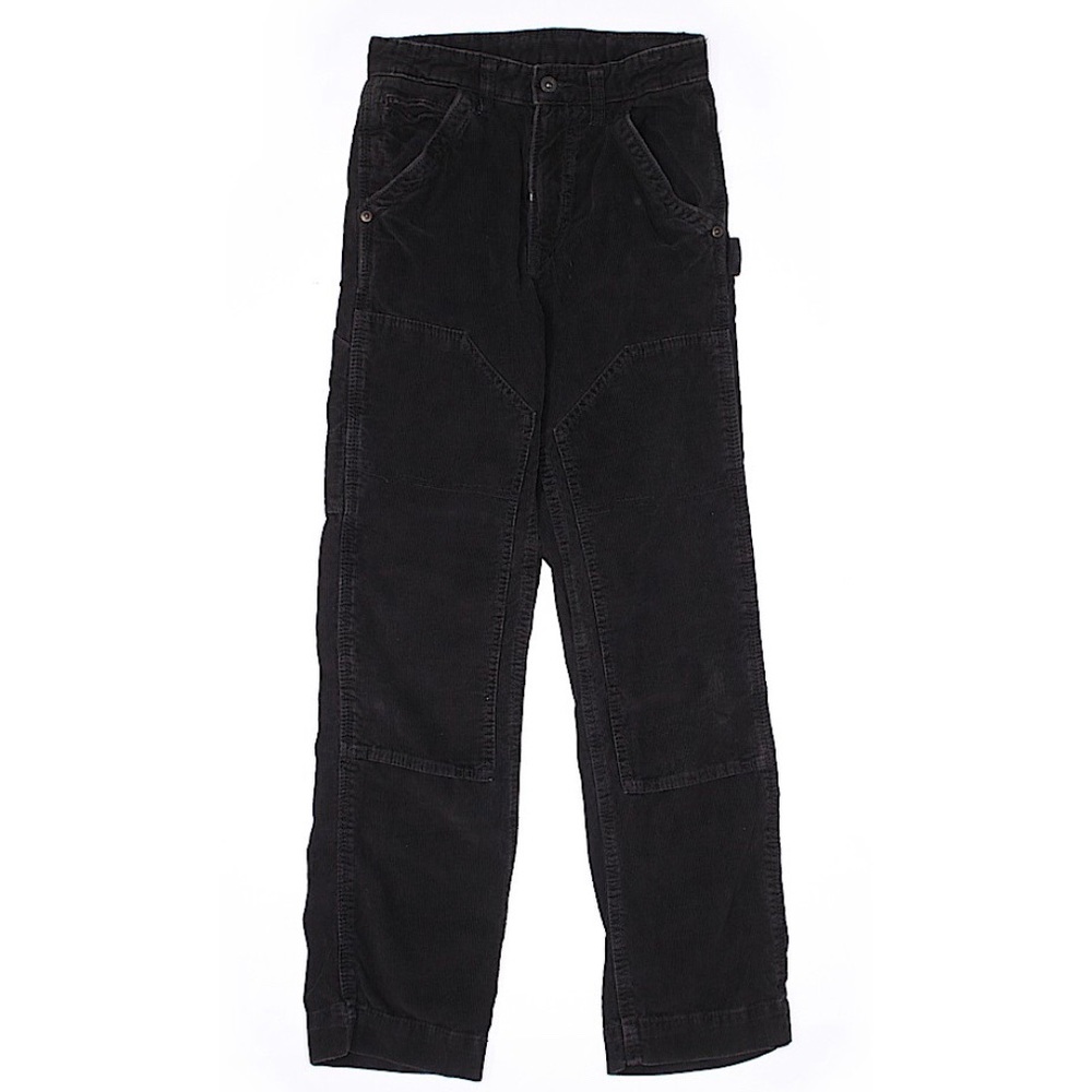 GAP Kids Black Corduroy Casual Cargo Pants